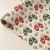Two Mittens Together Personalized Gift Wrap — main illustrative mockup